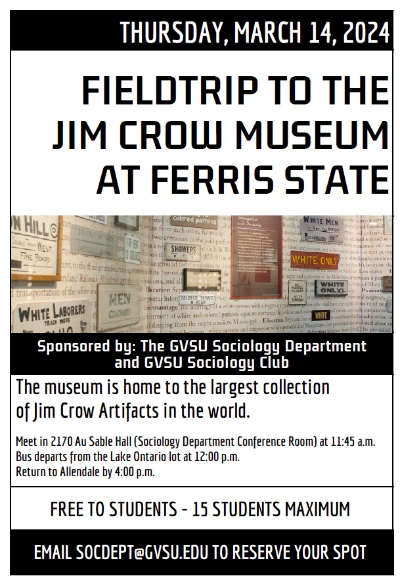 Field Trip to the Jim Crow Museum at Ferris State